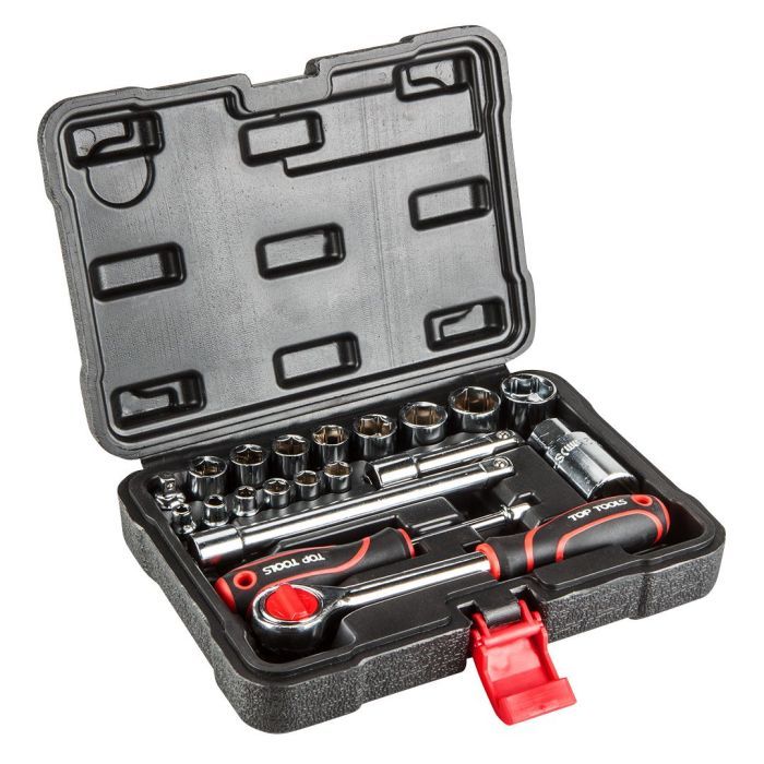 Набір інструментів Top Tools змінних головок 1/4", 3/8" 20 од. (38D520)