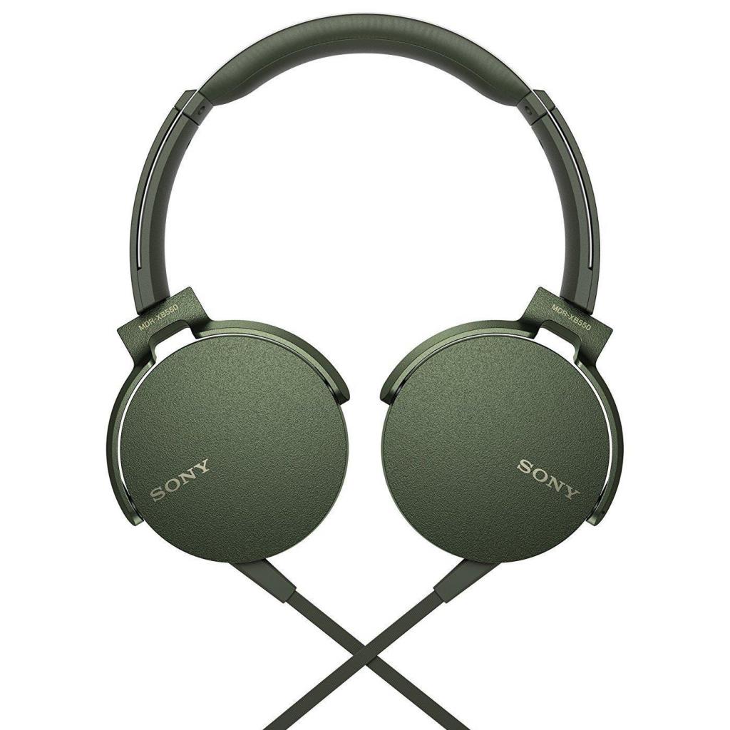 Наушники Sony MDR-XB550AP Green (MDRXB550APG.E) изображение 8