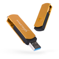 USB флеш накопитель eXceleram 128GB P2 Series Gold/Black USB 3.1 Gen 1 (EXP2U3GOB128)