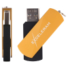 USB флеш накопитель eXceleram 128GB P2 Series Gold/Black USB 3.1 Gen 1 (EXP2U3GOB128) изображение 4
