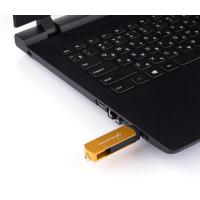 USB флеш накопитель eXceleram 128GB P2 Series Gold/Black USB 3.1 Gen 1 (EXP2U3GOB128) изображение 7