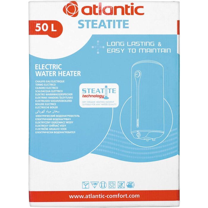 Бойлер Atlantic Ego Steatite 50 VM 050 D400-1-BC 1200W изображение 10