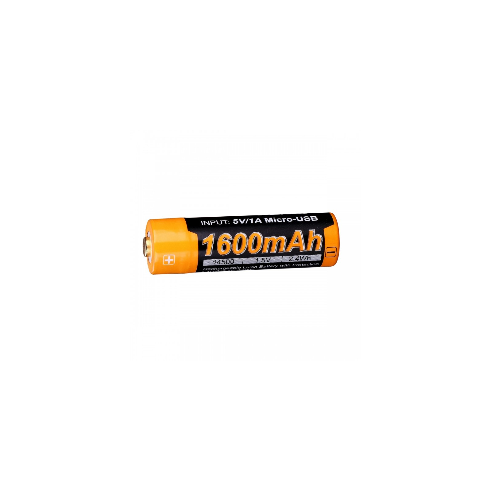 Аккумулятор Fenix 14500 micro usb зарядка (ARB-L14-1600U) изображение 3
