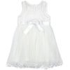 Плаття дитяче Breeze з квіточками і мереживом (12531-110G-cream) зображення 2
