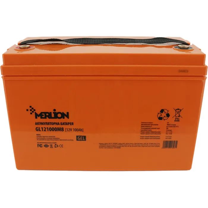 Батарея к ИБП Merlion 12V-100 Ah GEL (GL121000M8 GEL) изображение 2