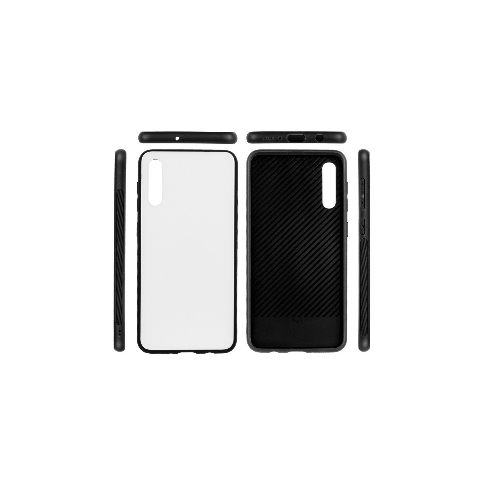 Чехол для мобильного телефона ColorWay Glass-Case Samsung Galaxy A50 white (CW-CGCSGA505-W) изображение 2