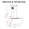 Вытяжка кухонная Perfelli DNS 6343 B 750 IV LED Strip изображение 8