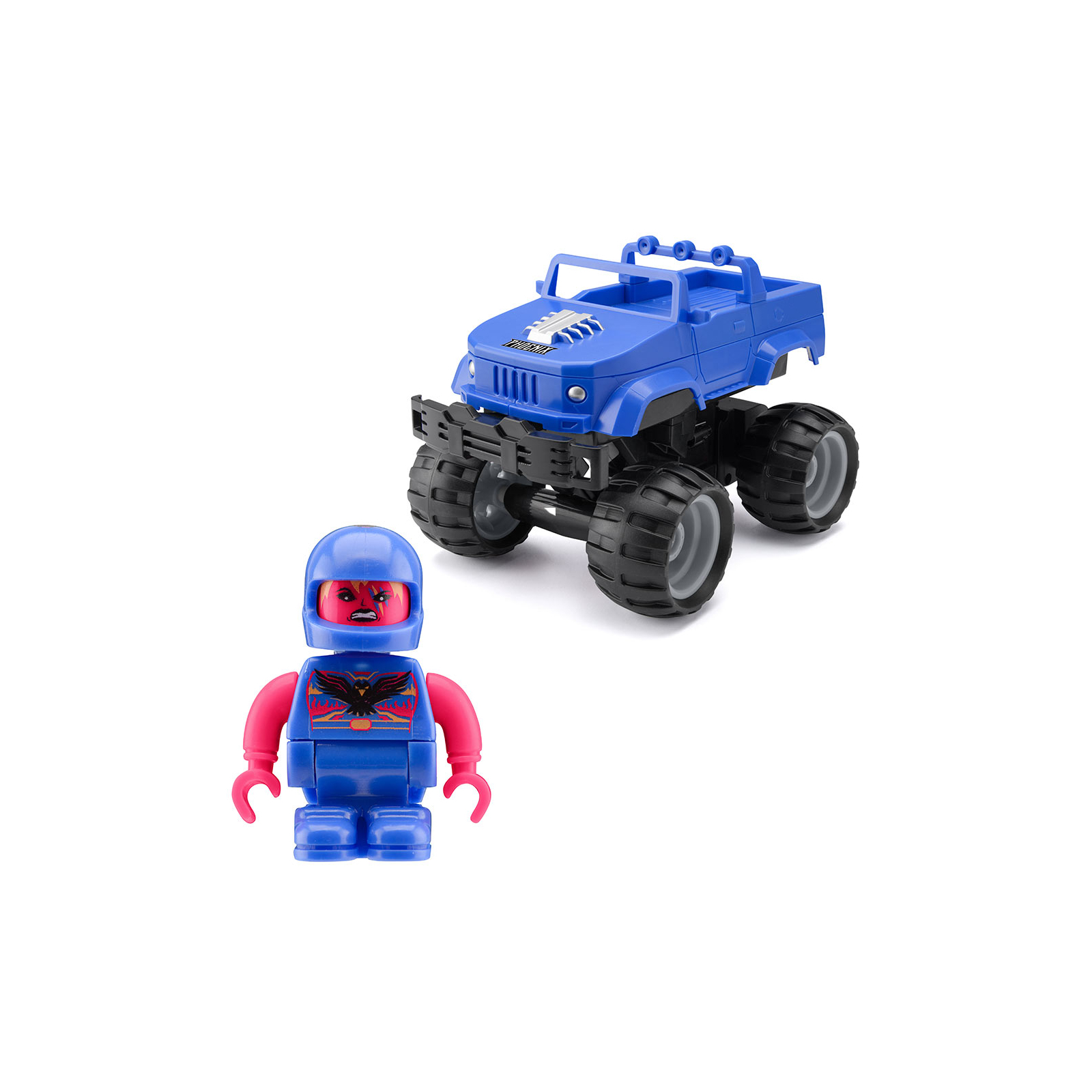 Радиоуправляемая игрушка Monster Smash-Ups 1:20 Crash Car S2 Феникс Синий (TY6082B)