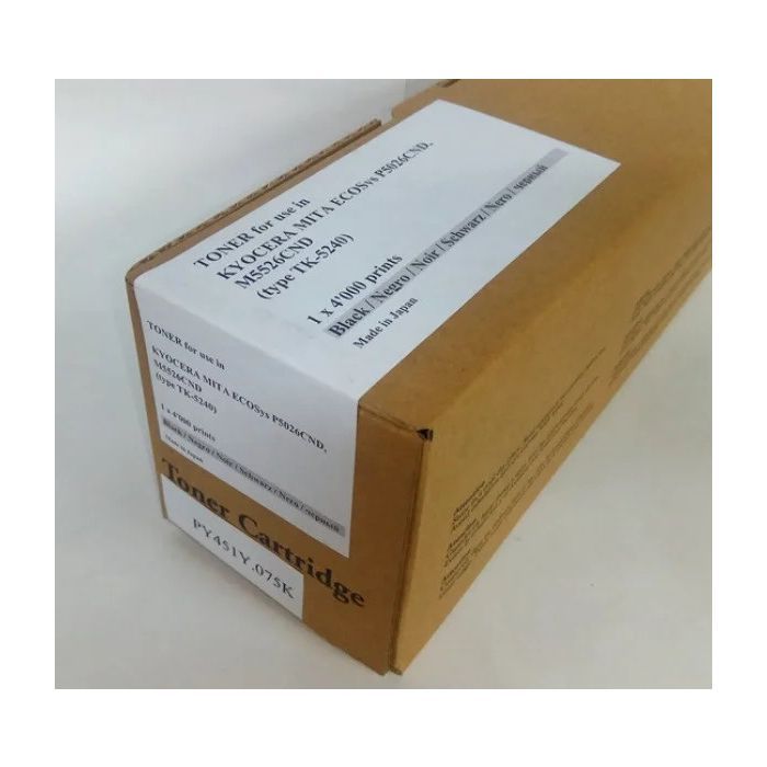 Тонер-картридж Tomoegawa KYOCERA TK-5240K P5026/M5526 Black + chip (P5026/M5526) (PY451Y.075K)