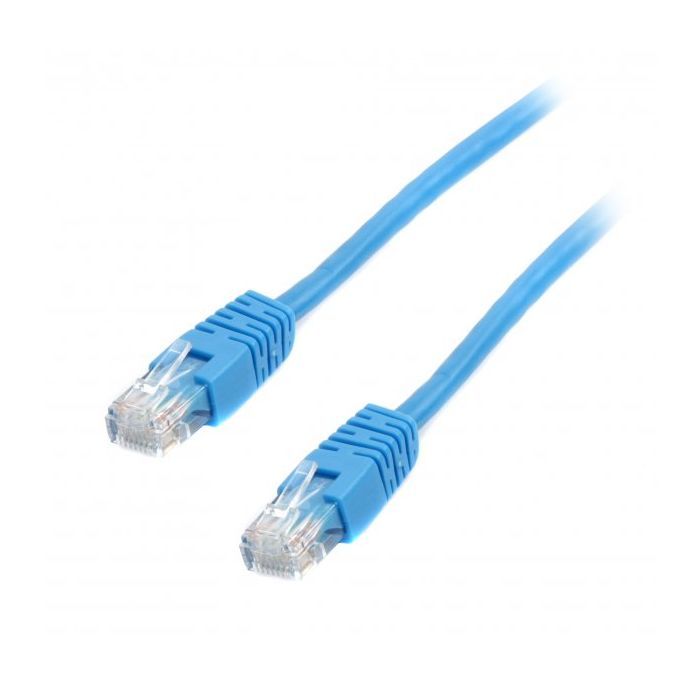 Патч-корд 1м UTP cat 6 CCA blue Cablexpert (PP6U-1M/B)