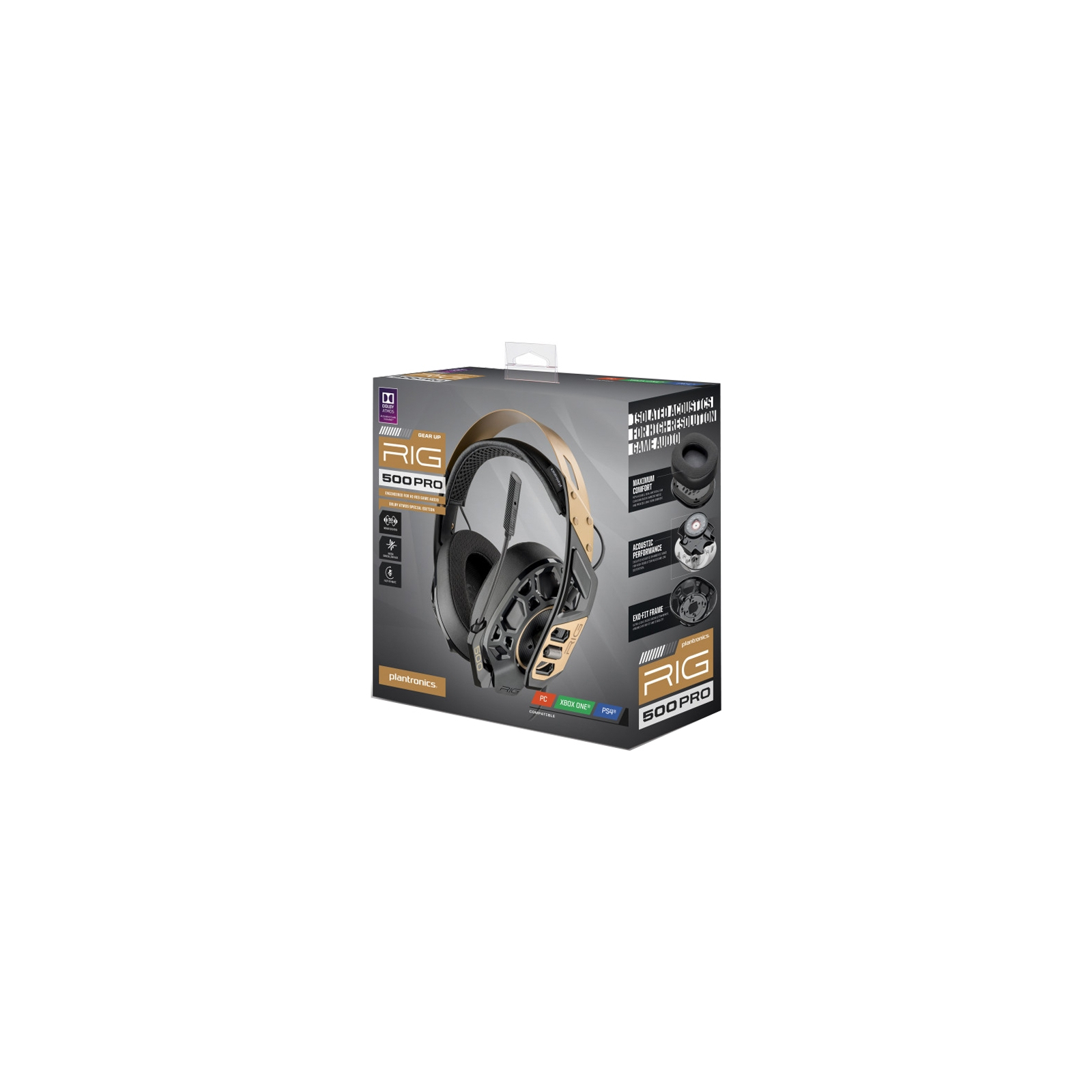 Навушники Plantronics RIG 500PRO BLK HDST ATMOS PC EA Black (211223-05) зображення 6
