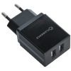 Зарядное устройство Florence 2USB 2A + Type-C cable black (FL-1021-KT) изображение 2