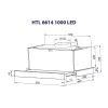 Витяжка кухонна Minola HTL 6614 BL 1000 LED (HTL6614BL1000LED) зображення 12