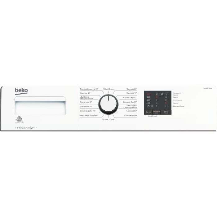 Стиральная машина Beko WUE6511XAW изображение 6