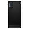 Чехол для мобильного телефона Spigen Galaxy A51 Rugged Armor, Matte Black (ACS00563) изображение 2