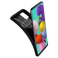 Чехол для мобильного телефона Spigen Galaxy A51 Rugged Armor, Matte Black (ACS00563) изображение 7