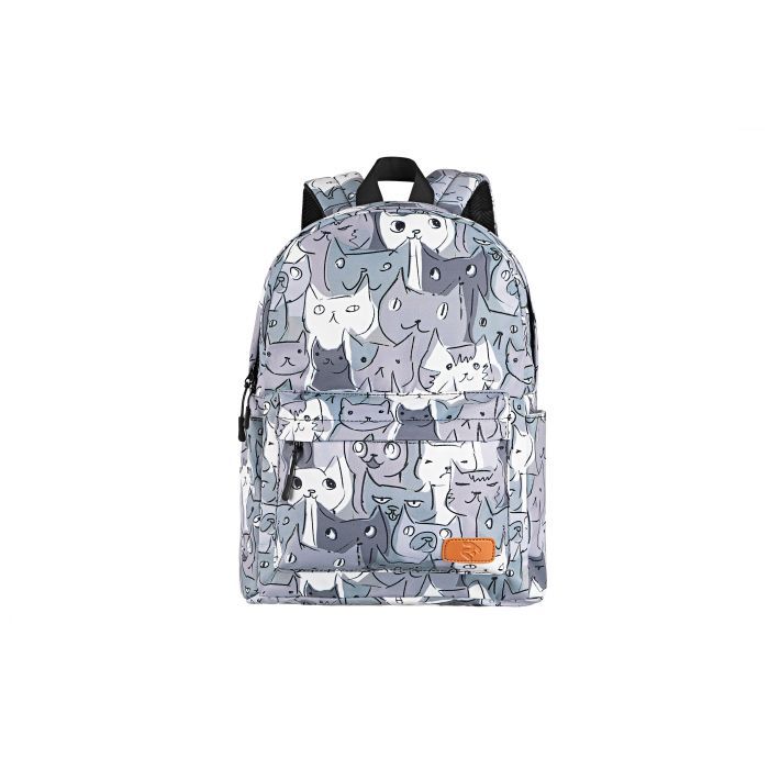 Рюкзак для ноутбука 2E 13" TeensPack Cats, grey (2E-BPT6114GC) зображення 2