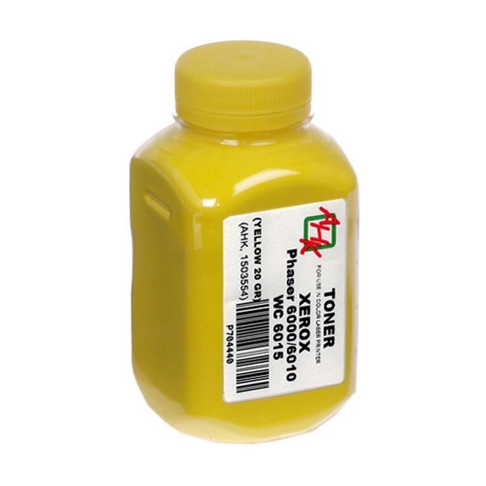 Тонер Xerox Ph6000/6010/WC6015, 20г Yellow AHK (1503554)