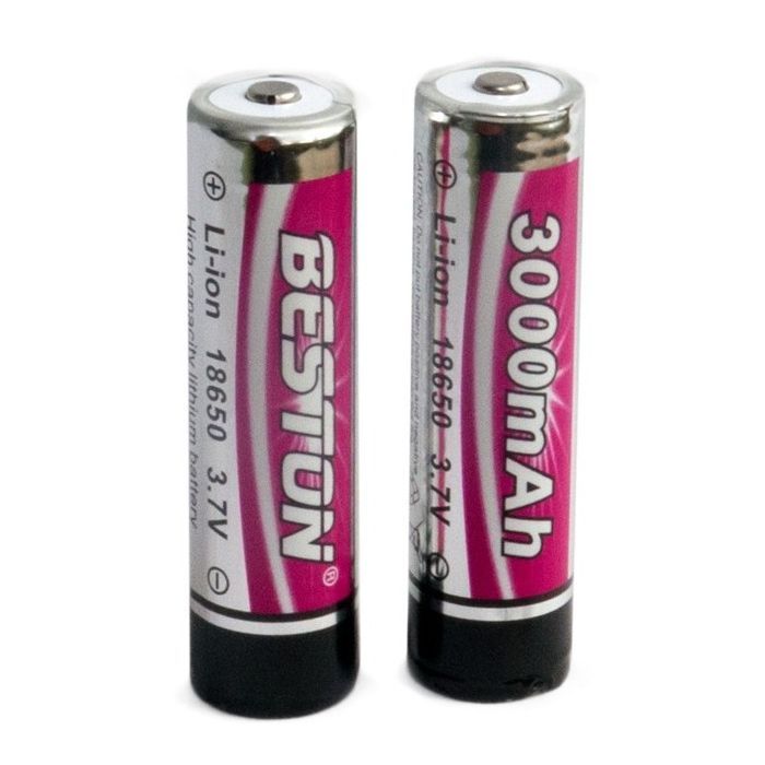 Аккумулятор 18650 (168A) 3000 mAh *2 с защитой Beston (AAB1848)