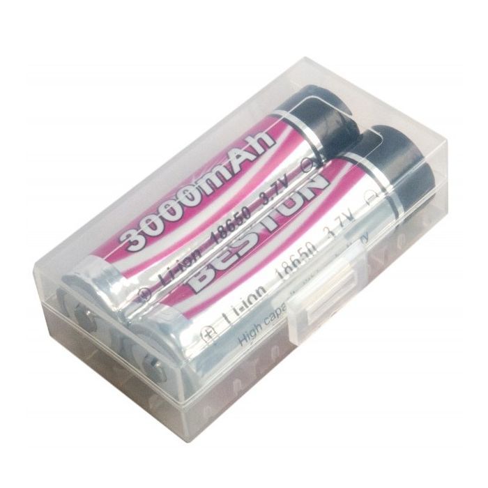 Аккумулятор 18650 (168A) 3000 mAh *2 с защитой Beston (AAB1848) изображение 3