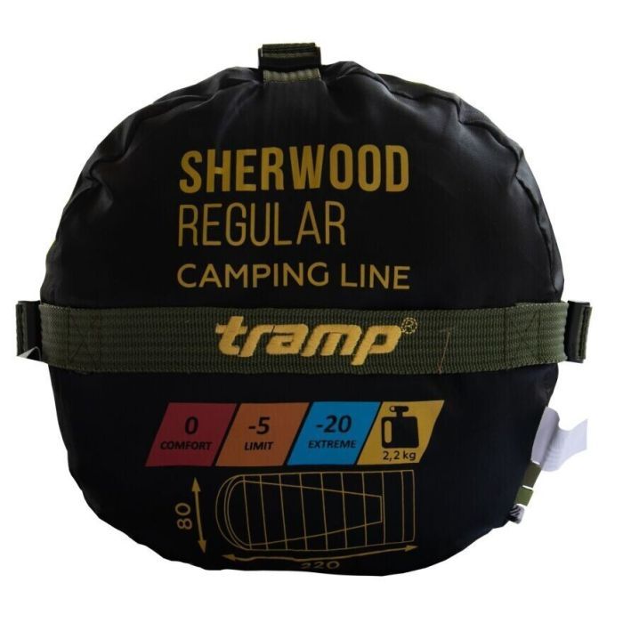 Спальний мішок Tramp Sherwood Regular Olive/Grey L (UTRS-054R-L) зображення 11