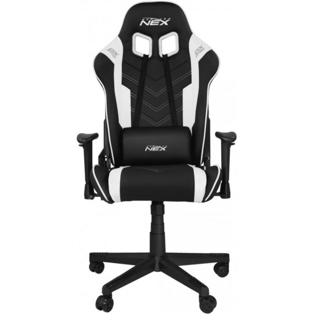 Крісло ігрове DXRacer Nex Black/White (EC-O134-NW-K3-303) зображення 2