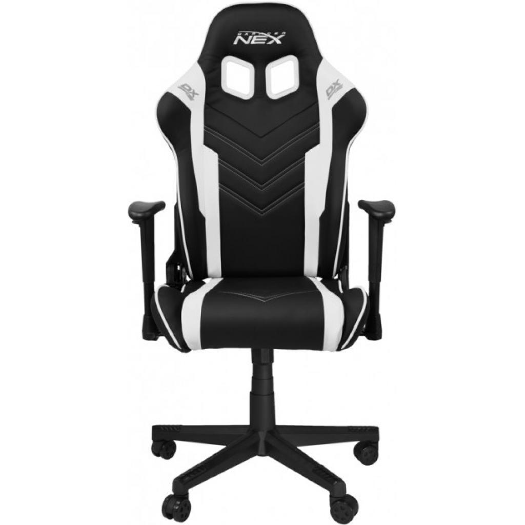 Крісло ігрове DXRacer Nex Black/White (EC-O134-NW-K3-303) зображення 3