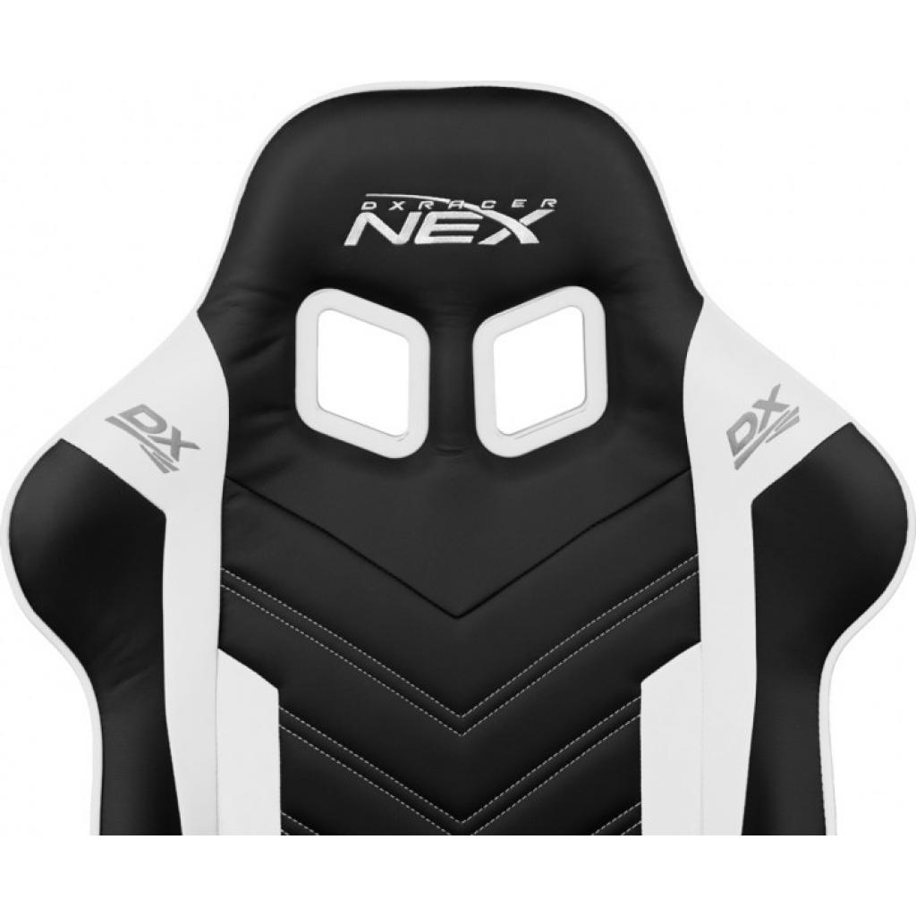 Крісло ігрове DXRacer Nex Black/White (EC-O134-NW-K3-303) зображення 8