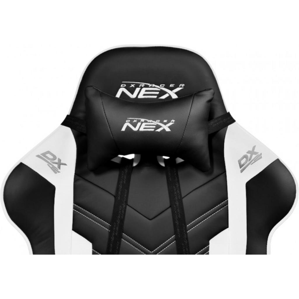 Крісло ігрове DXRacer Nex Black/White (EC-O134-NW-K3-303) зображення 9