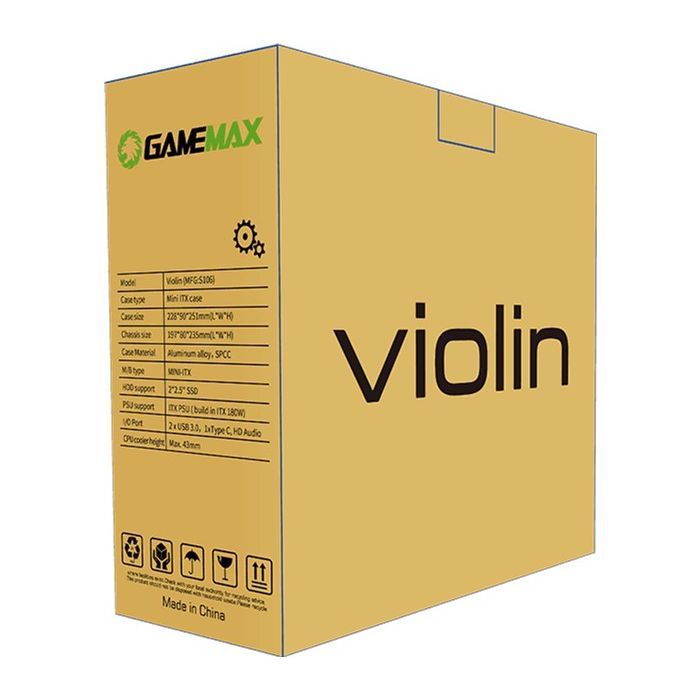 Корпус Gamemax Violin Silver изображение 8
