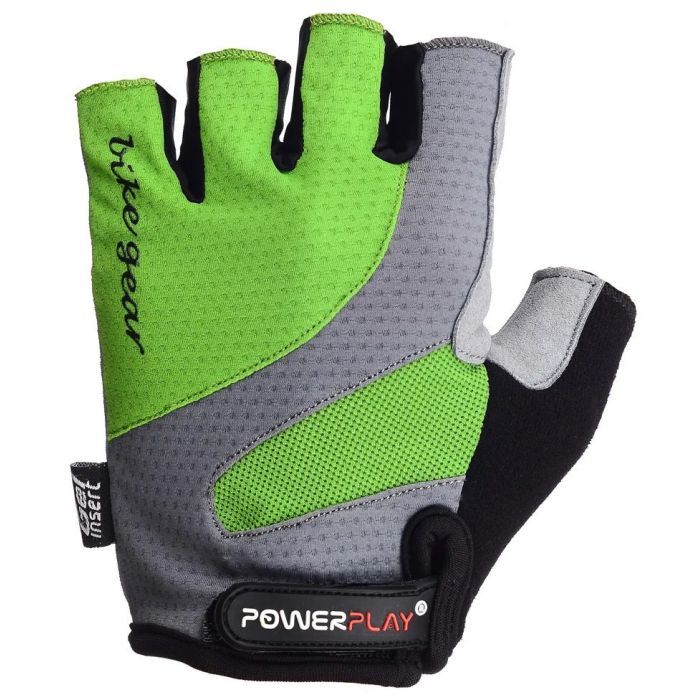 Велоперчатки PowerPlay 5004 Green M (5004C_M_Green) изображение 2