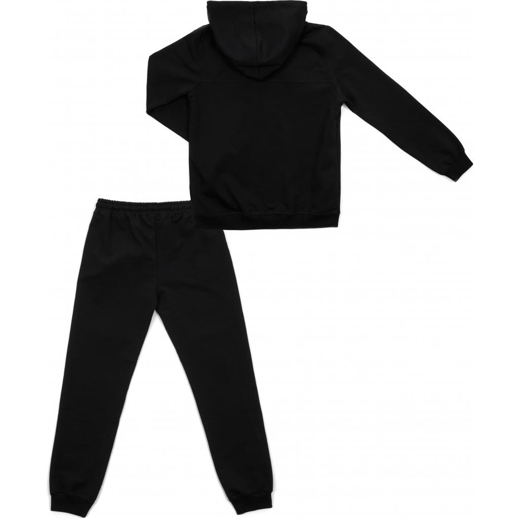 Спортивний костюм A-Yugi на блискавці (4303-158B-black) зображення 4