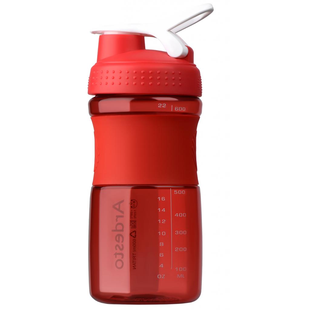 Пляшка для води Ardesto Smart Bottle 600 мл Red (AR2202TR) зображення 2
