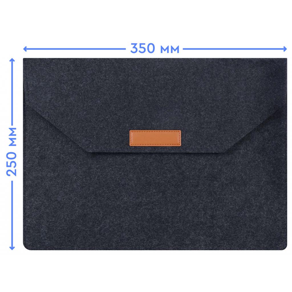 Чехол для ноутбука AirOn 13,3" Premium Black (4822356710621) изображение 4