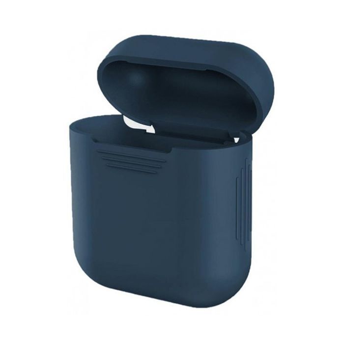 Чехол для наушников MakeFuture Apple AirPods Silicone Blue (MCL-AA1/2BL)