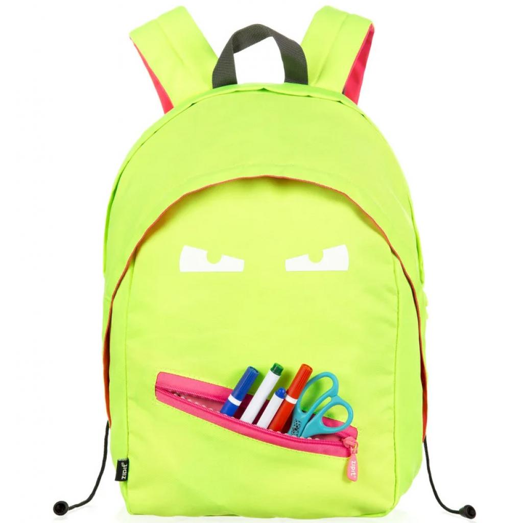 Рюкзак школьный Zipit Grillz Bright Lime (ZBPL-GR-3) изображение 2