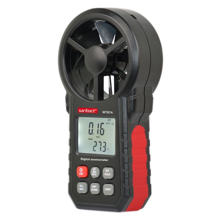 Анемометр Wintact крильчастий 0,3-30м/с, -10-45°C (WT87A) зображення 3