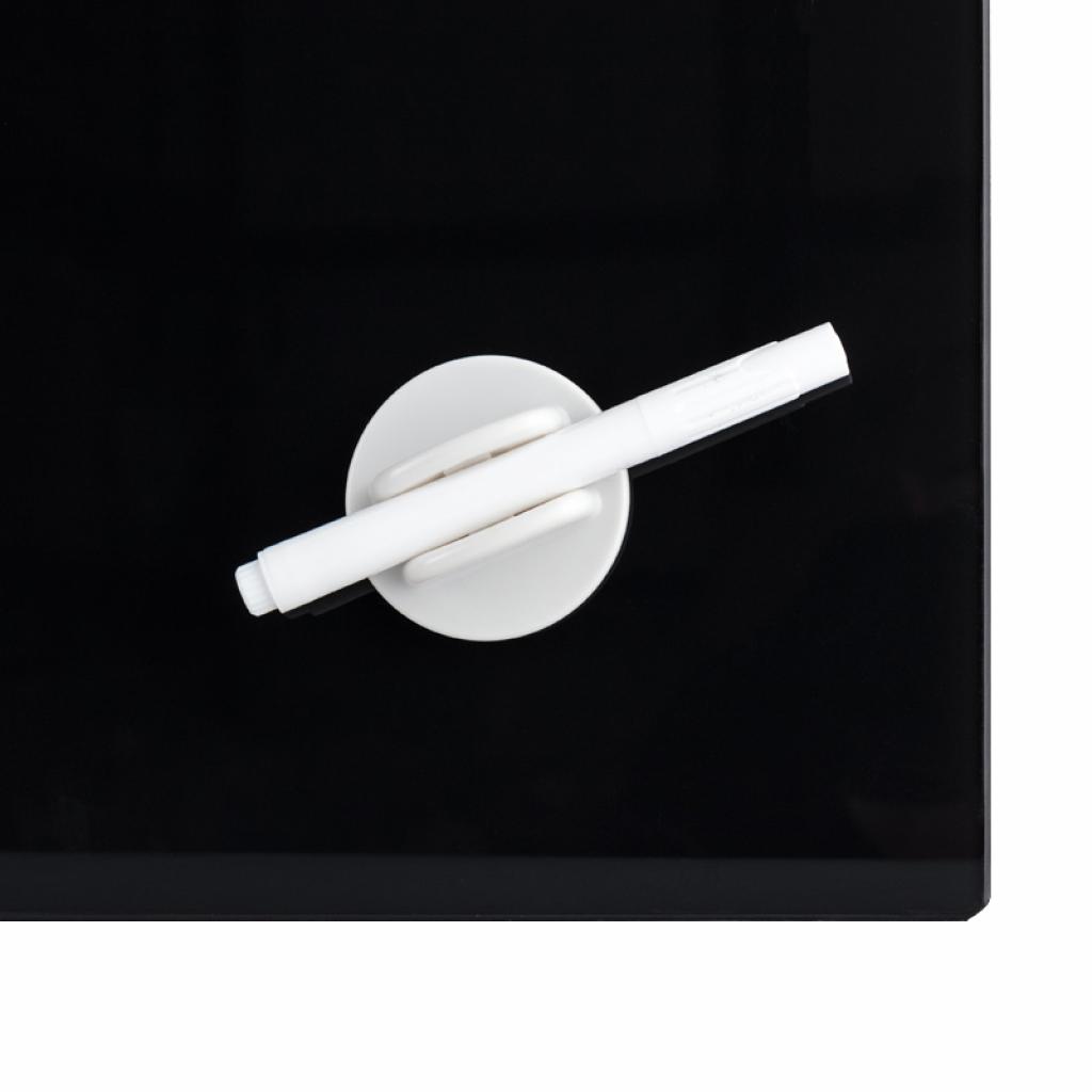 Офисная доска Axent стеклянная магнитно-маркерная 90x120 см, черная (9616-01-А) изображение 3