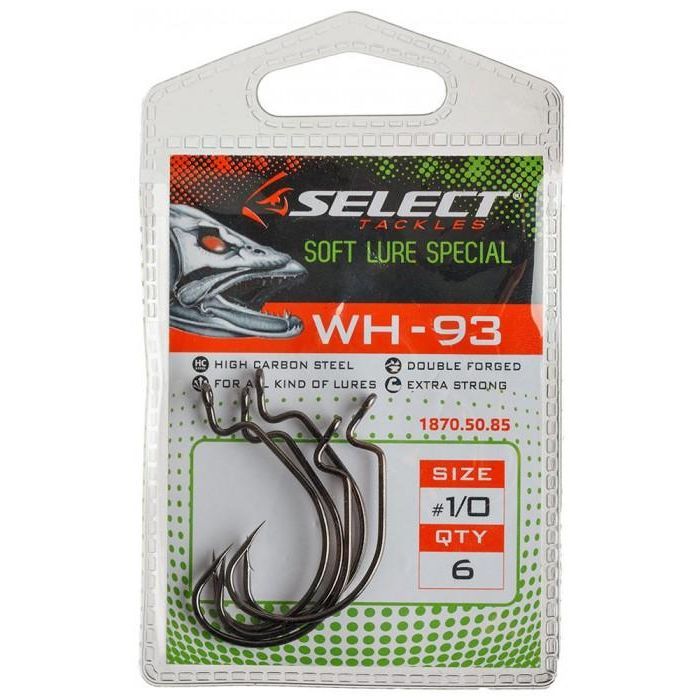 Крючок Select WH-93 1/0 (6 шт/уп) (1870.50.85) изображение 2
