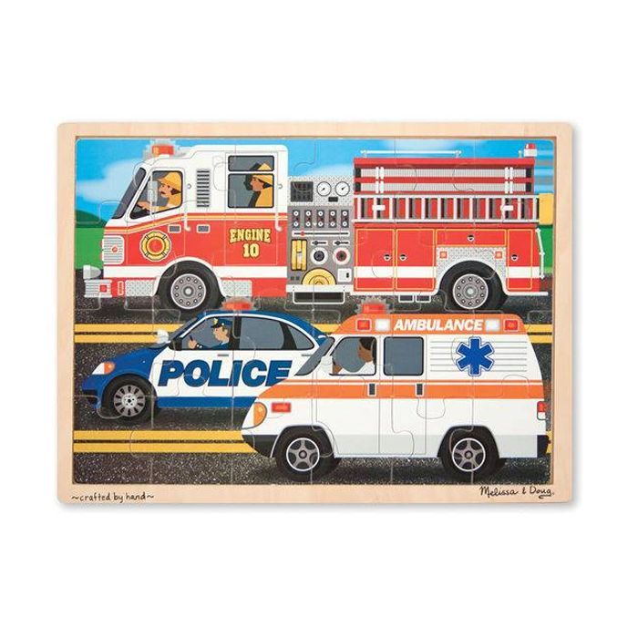 Пазл Melissa&Doug Спецмашины, 24 элемента (MD9062)