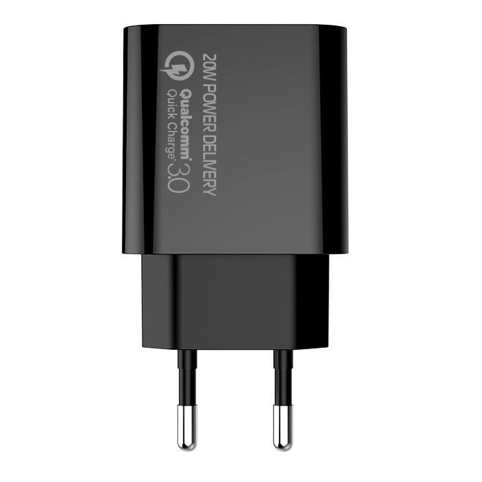 Зарядное устройство ColorWay Power Delivery Port USB Type-C (20W) V2 black (CW-CHS026PD-BK) изображение 2
