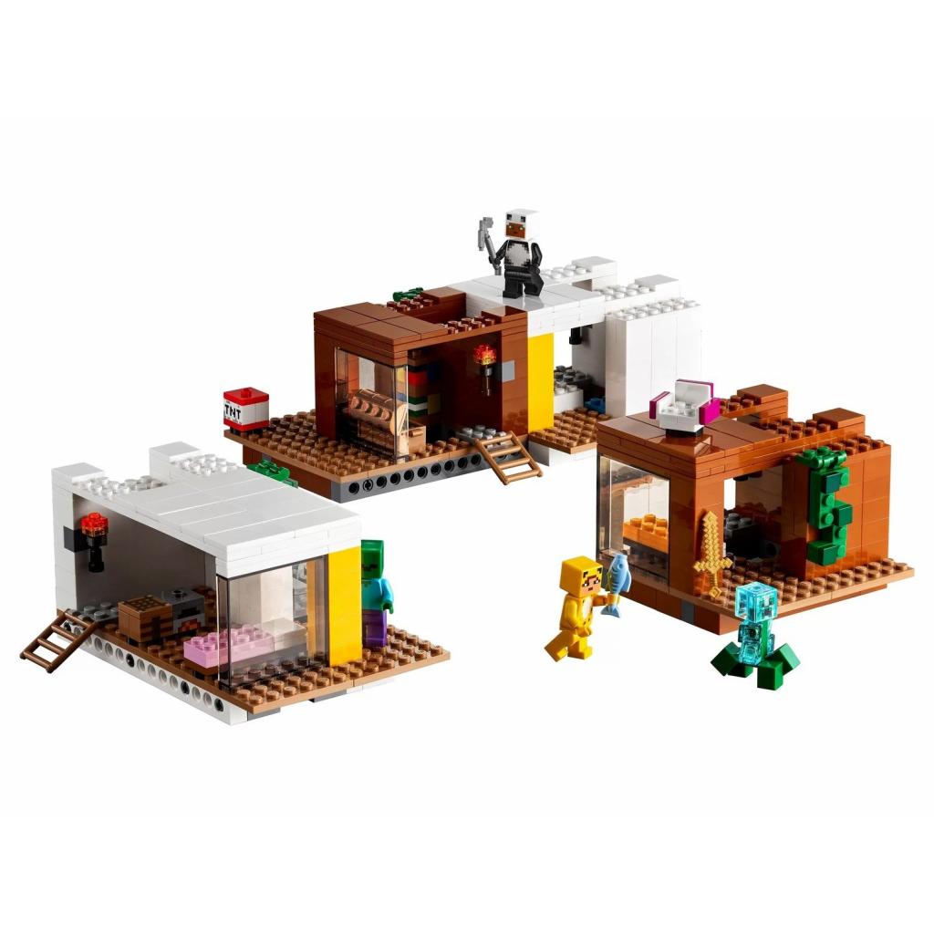 Конструктор LEGO Minecraft Современный домик на дереве 909 деталей (21174) изображение 11