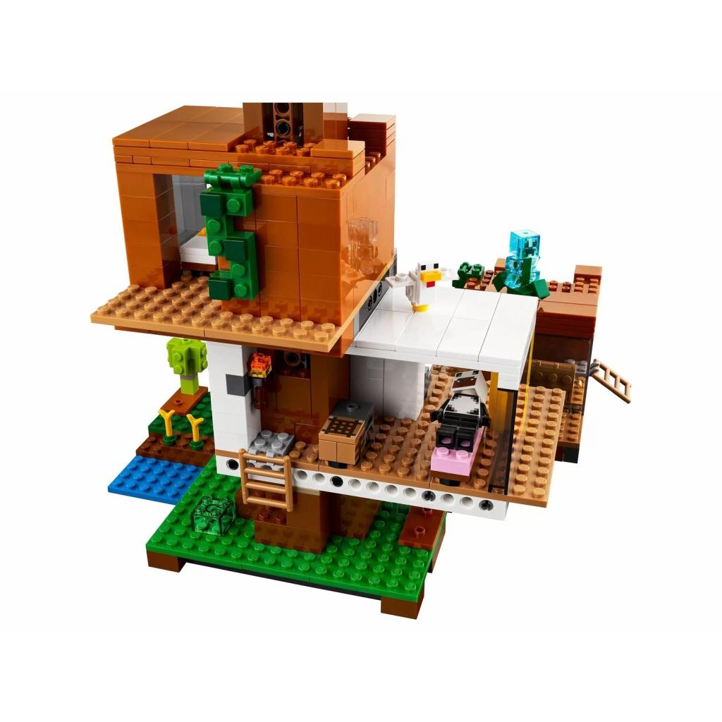 Конструктор LEGO Minecraft Современный домик на дереве 909 деталей (21174) изображение 7