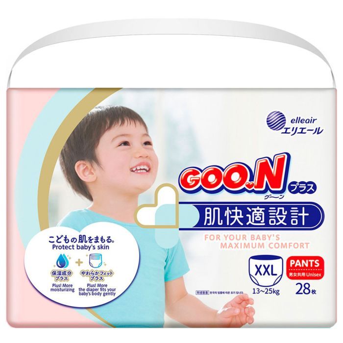 Підгузки GOO.N Plus Трусики 13-25 кг XXL унісекс 28 шт (843351)