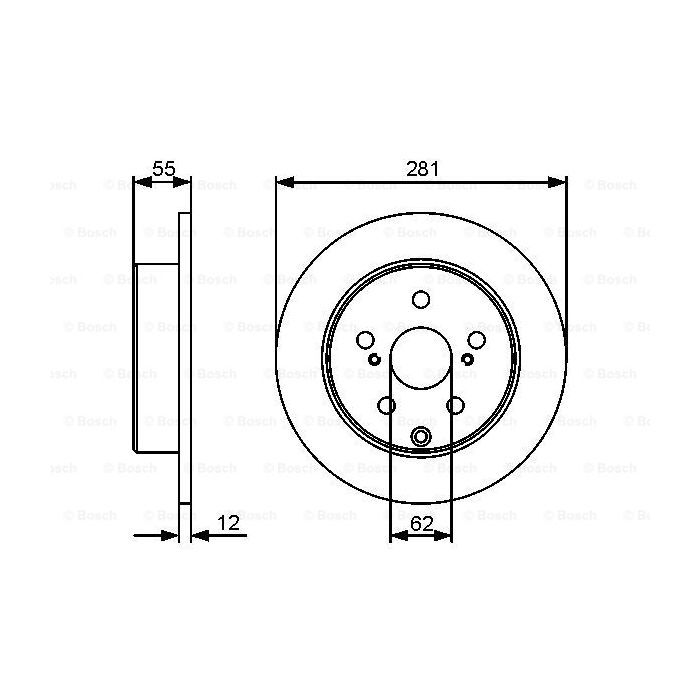 Гальмівний диск Bosch 0 986 479 419