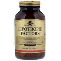 Витаминно-минеральный комплекс Solgar Липотропный Фактор, Lipotropic Factors, 100 таблеток (SOL-01581)