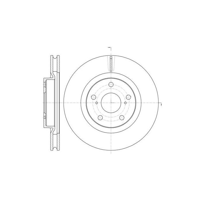 Тормозной диск REMSA 61259.10