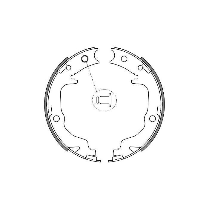 Гальмівні колодки REMSA 4641.00