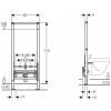 Инсталляция Geberit Duofix д / подвесного биде (111.520.00.1) изображение 2