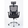 Офисное кресло Richman Роджер хром сетка чорная (ADD0002376)